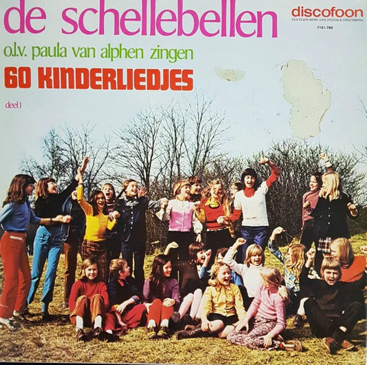 Schellebellen - 60 kinderliedjes deel 1 (LP) Vinyl LP Vinyl Very Good (VG) <br> Hoes Good Plus (G+)