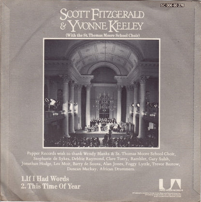Scott Fitzgerald & Yvonne Keeley - If I Had Words 41671