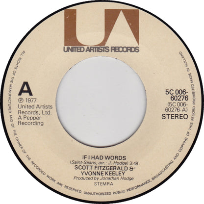Scott Fitzgerald & Yvonne Keeley - If I Had Words