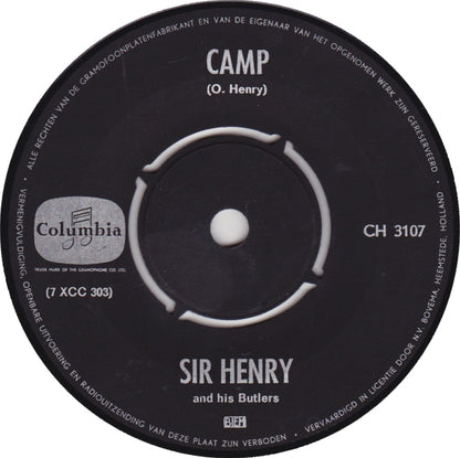 Sir Henry & His Butlers - Camp Vinyl Singles Vinyl Very Good (VG) <br> Hoes Generic