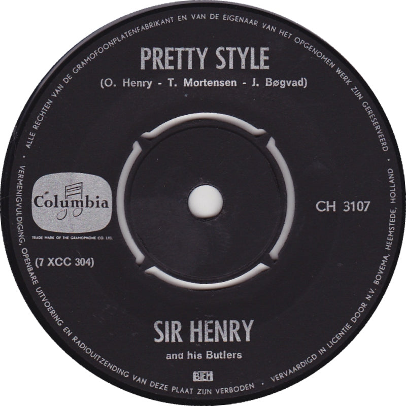 Sir Henry & His Butlers - Camp Vinyl Singles Vinyl Very Good (VG) <br> Hoes Generic