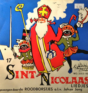 Roodborstjes - 17 Sint Nicolaas Liedjes Vinyl Singles Vinyl (VG) <br> Hoes (G+)