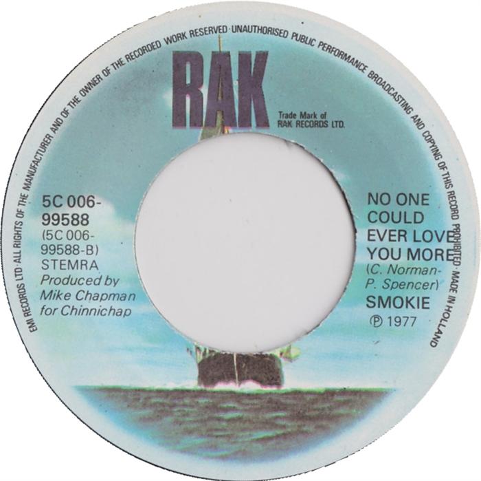 Smokie - Needles And Pins Vinyl Singles Media VG+ / Sleeve Generic