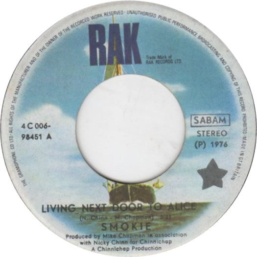 Smokie - Living Next Door To Alice