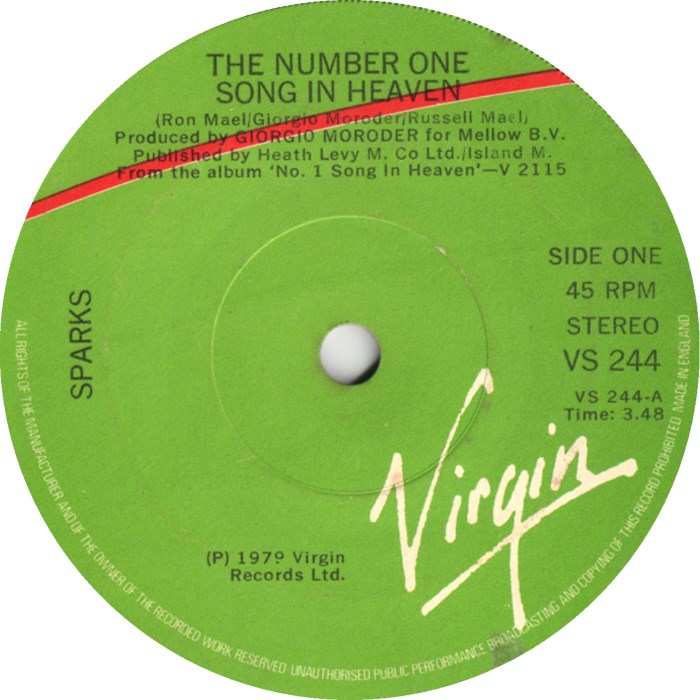 Sparks - The Number One Song In Heaven