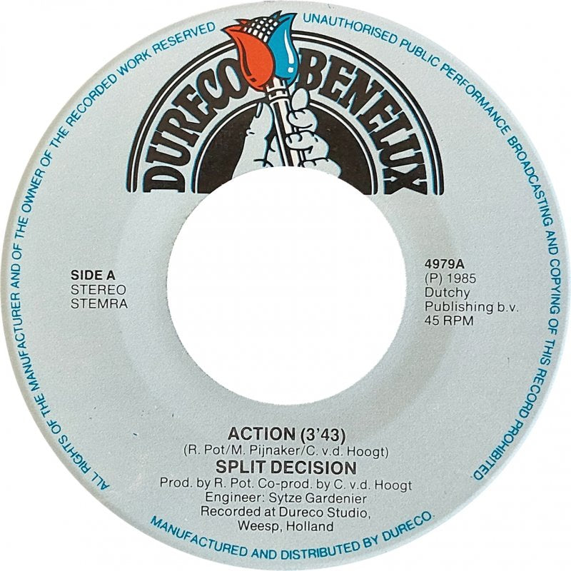 Split Decision - Action Vinyl Singles