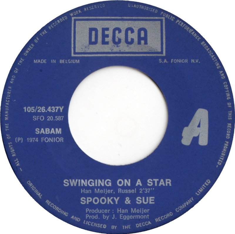 Spooky & Sue - Swinging On A Star