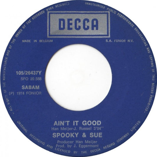 Spooky & Sue - Swinging On A Star