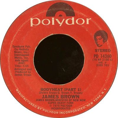 James Brown - Bodyheat Vinyl Singles Vinyl Very Good (VG) <br> Generic