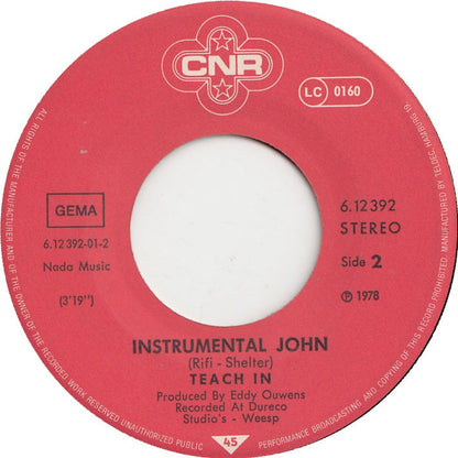 Teach-in - Dear John Vinyl Singles Goede Staat