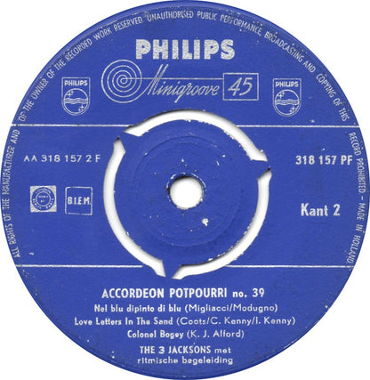 3 Jacksons - Accordeon Potpourri No. 39 17664 Vinyl Singles Hoes: Generic