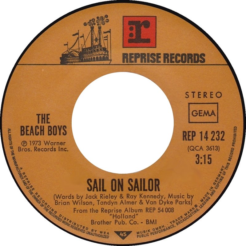 Beach Boys - Sail On Sailor