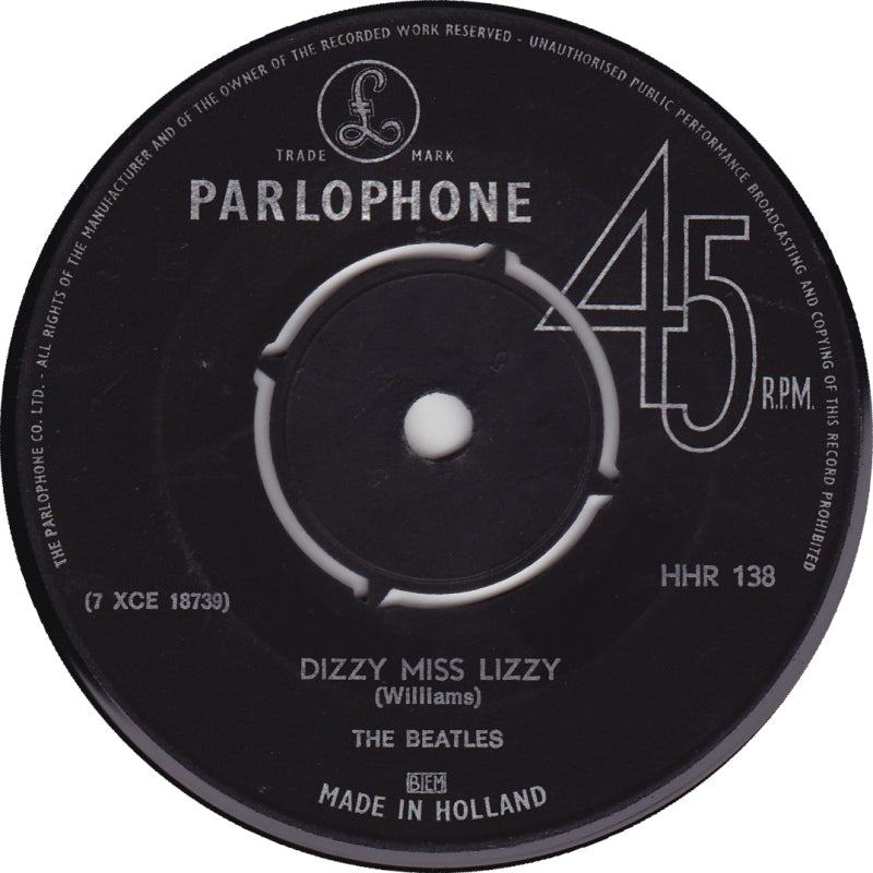 Beatles - Dizzy Miss Lizzy
