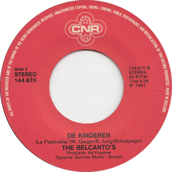 Belcanto's - Moeder Mag Ik Trouwen Gaan