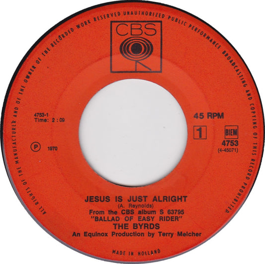 Byrds - Jesus Is Just Alright