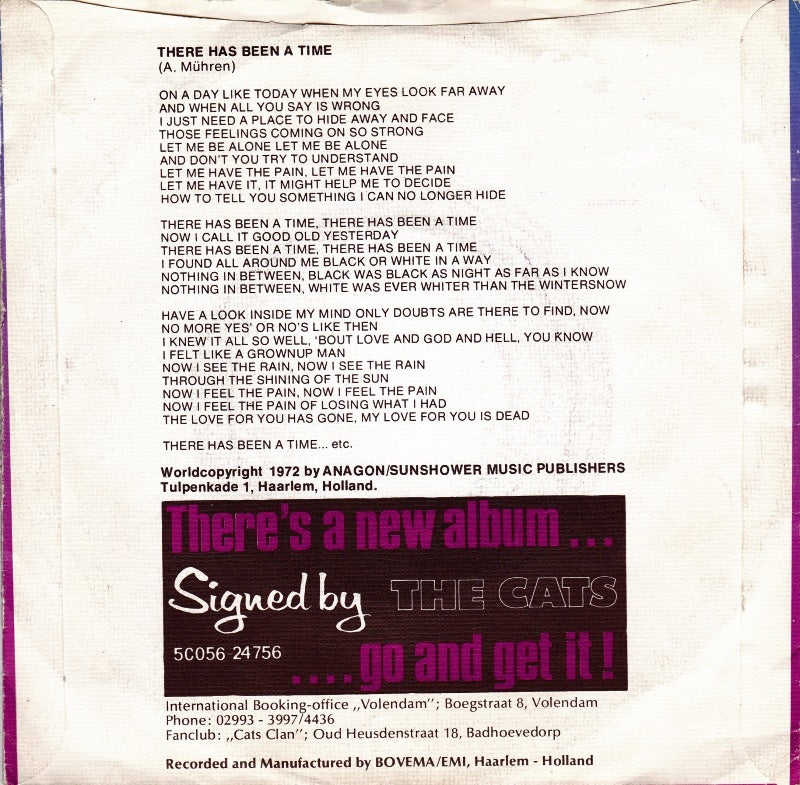 Cats - There Has Been A Time