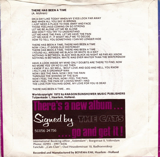 Cats - There Has Been A Time