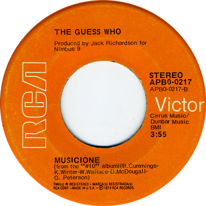 Guess Who - Star Baby Vinyl Singles Media VG+ / Sleeve Generic