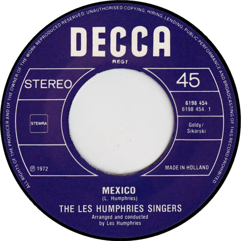 Les Humphries Singers - Mexico