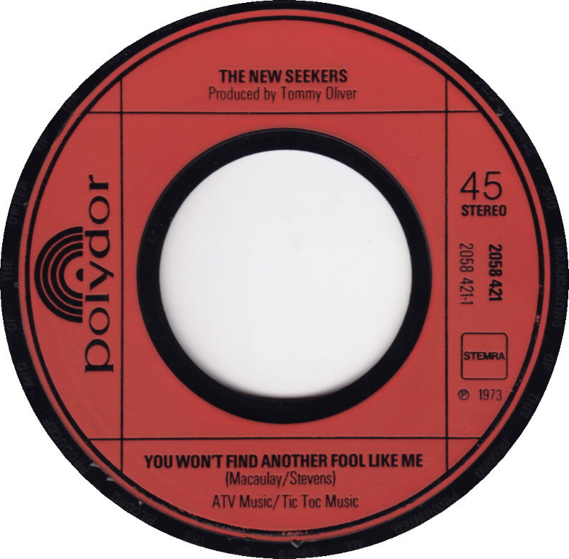 New Seekers - You Won't Find Another Fool Like Me Vinyl Singles Vinyl Goed / Hoes Generic