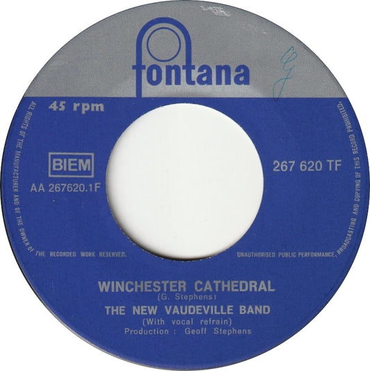 New Vaudeville Band - Winchester Cathedral Vinyl Singles Vinyl Goed / Hoes Generic
