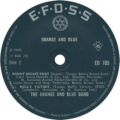 Orange And Blue Band - Yorkshire Square Eight (EP) 35483 Vinyl Singles EP Goede Staat