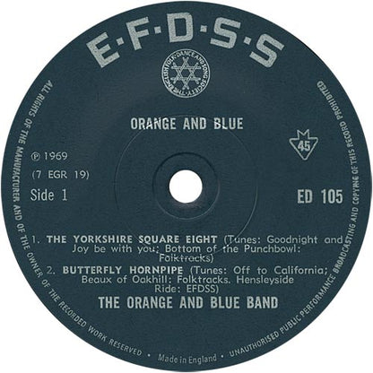 Orange And Blue Band - Yorkshire Square Eight (EP) 35483 Vinyl Singles EP Goede Staat