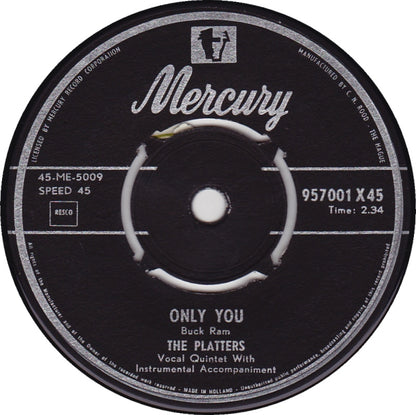 Platters - The Great Pretender Vinyl Singles Vinyl Very Good (VG) <br> Hoes Generic