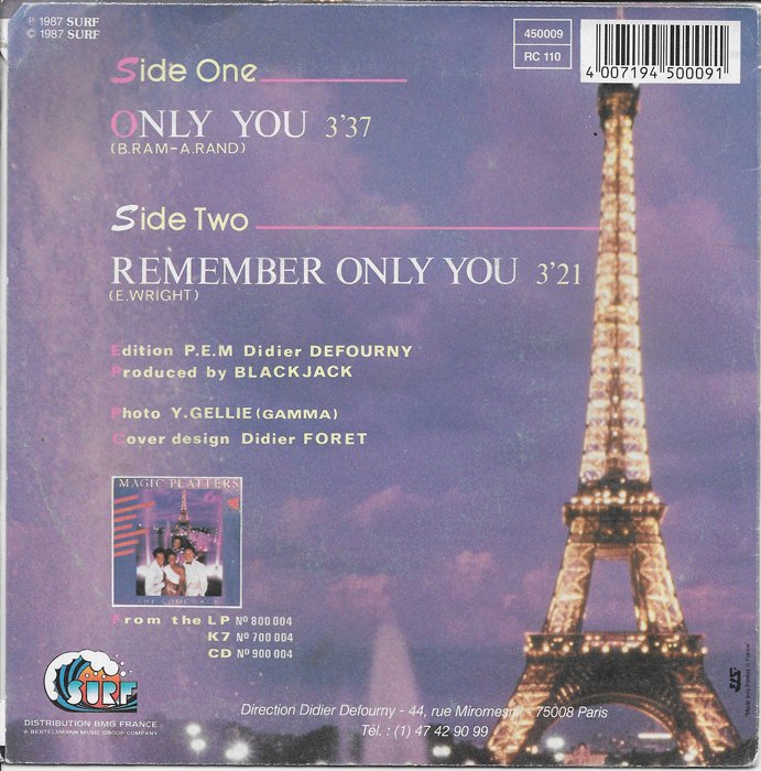Magic Platters - Only You
