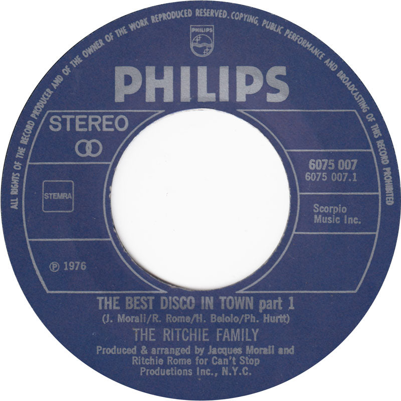 Ritchie Family - The Best Disco In Town