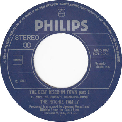 Ritchie Family - The Best Disco In Town