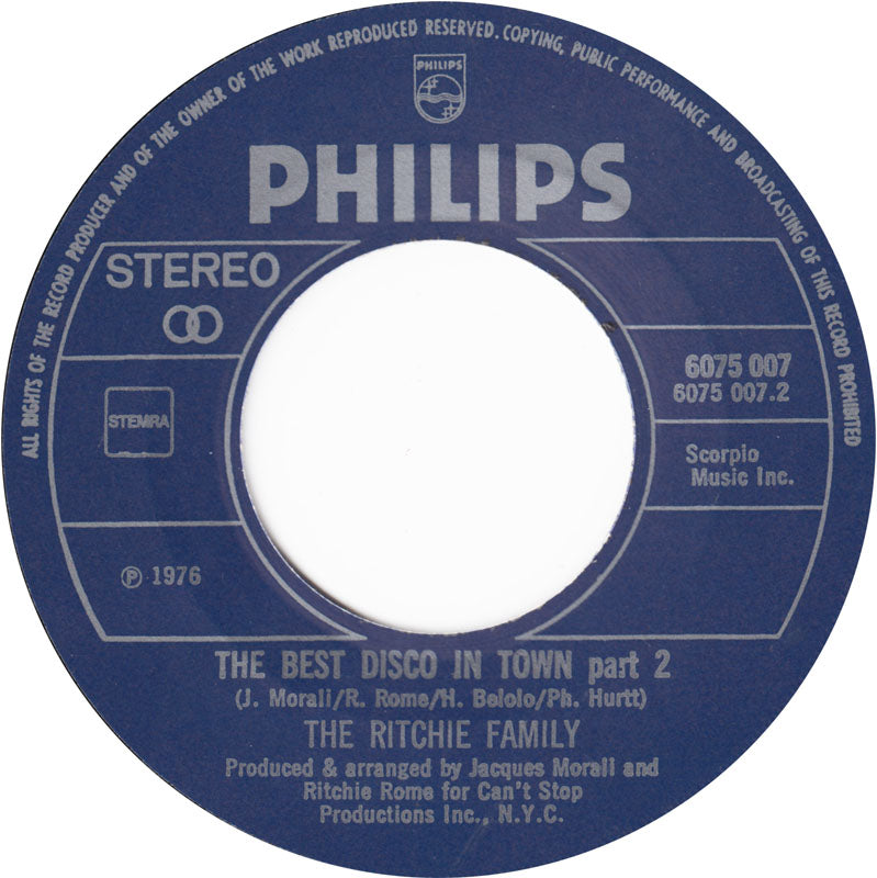 Ritchie Family - The Best Disco In Town