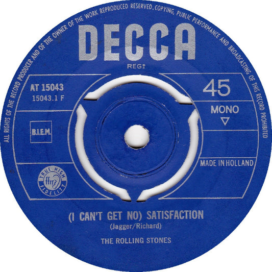 Rolling Stones - (I Can't Get No) Satisfaction Vinyl Singles