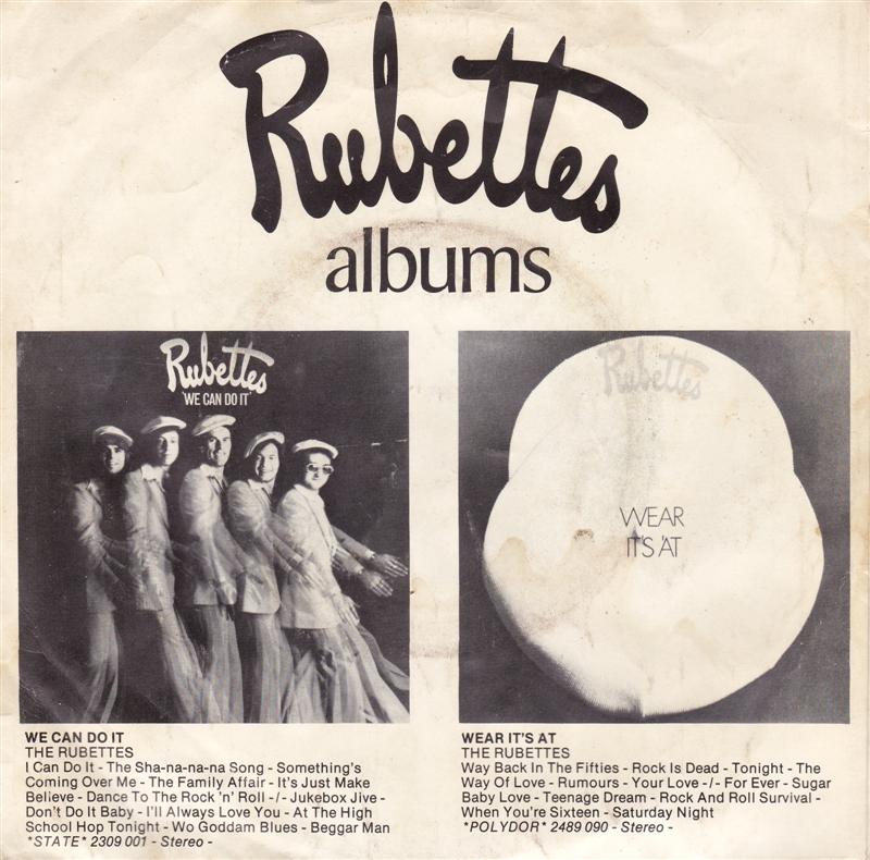 Rubettes - Foe Dee Oh Dee Vinyl Singles VINYLSINGLES.NL