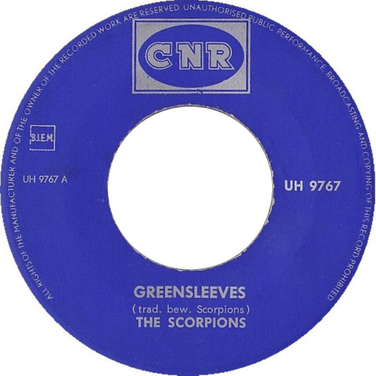 Scorpions - Greensleeves 07896 Vinyl Singles Goede Staat