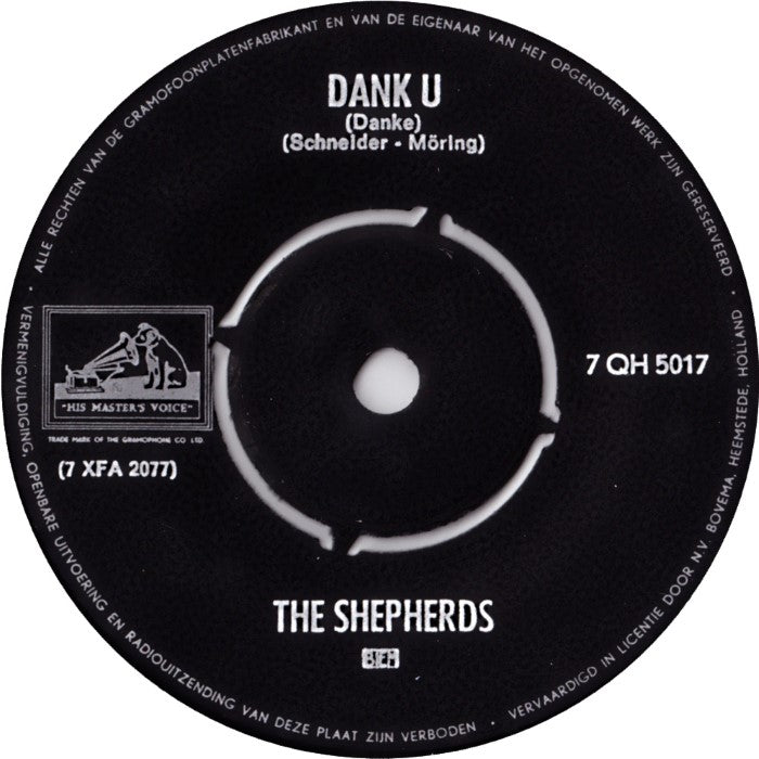 Shepherds - Dank U (B-Keus) Vinyl Singles Vinyl Goed / Hoes Redelijk