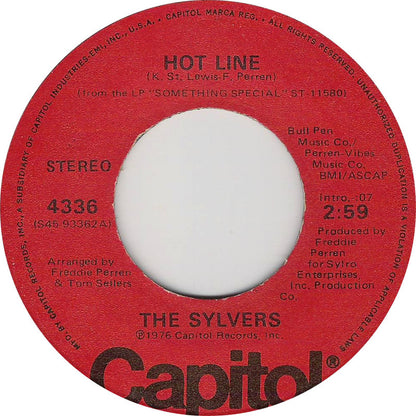 Sylvers - Hot Line Vinyl Singles Vinyl (VG) <br> Generic