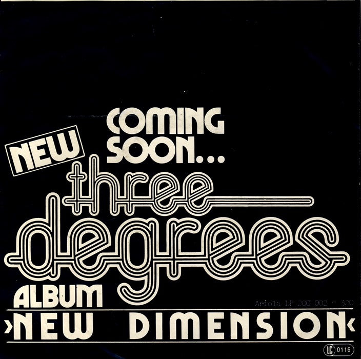 Three Degrees - Giving Up, Giving In (B-Keus)