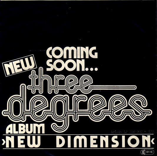 Three Degrees - Giving Up, Giving In (B-Keus)