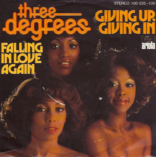 Three Degrees - Giving Up, Giving In (B-Keus)