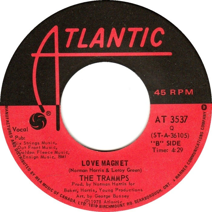 Trammps - Soul Bones Vinyl Singles Vinyl Very Good (VG) <br> Hoes Generic