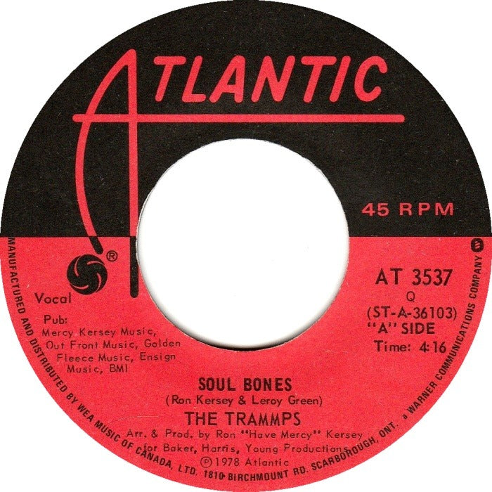 Trammps - Soul Bones Vinyl Singles Vinyl Very Good (VG) <br> Hoes Generic