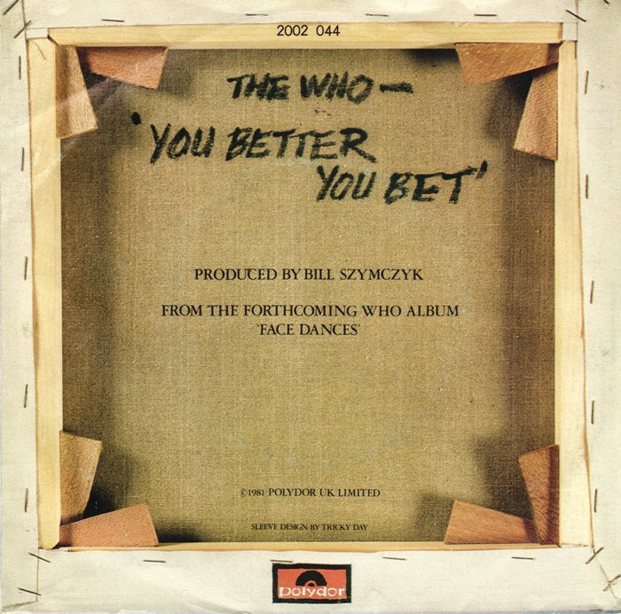 Who - You Better You Bet 52818