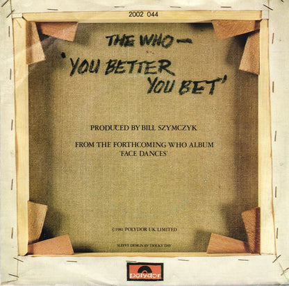 Who - You Better You Bet 52818