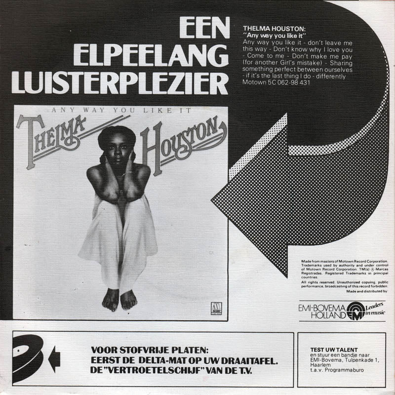 Thelma Houston - Any Way You Like It
