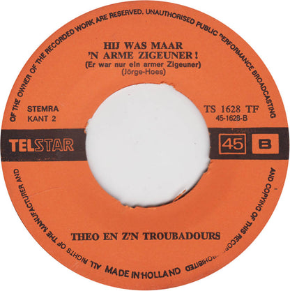 Theo En Zijn Troubadours - Ik Heb Geluk In De Liefde Vinyl Singles Vinyl Very Good (VG) <br> Hoes Generic
