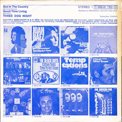 Three Dog Night - Out In The Country
