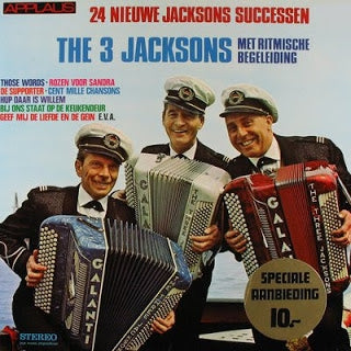 3 Jacksons - 24 Nieuwe Jacksons Successen (LP) Vinyl LP Goede Staat