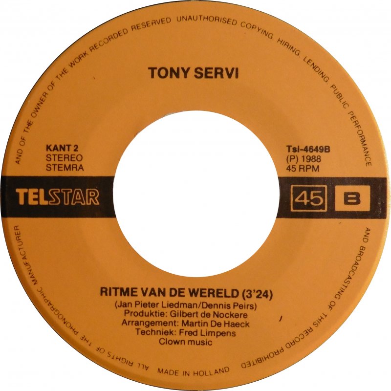 Tony Servi - Ginny, I Love You