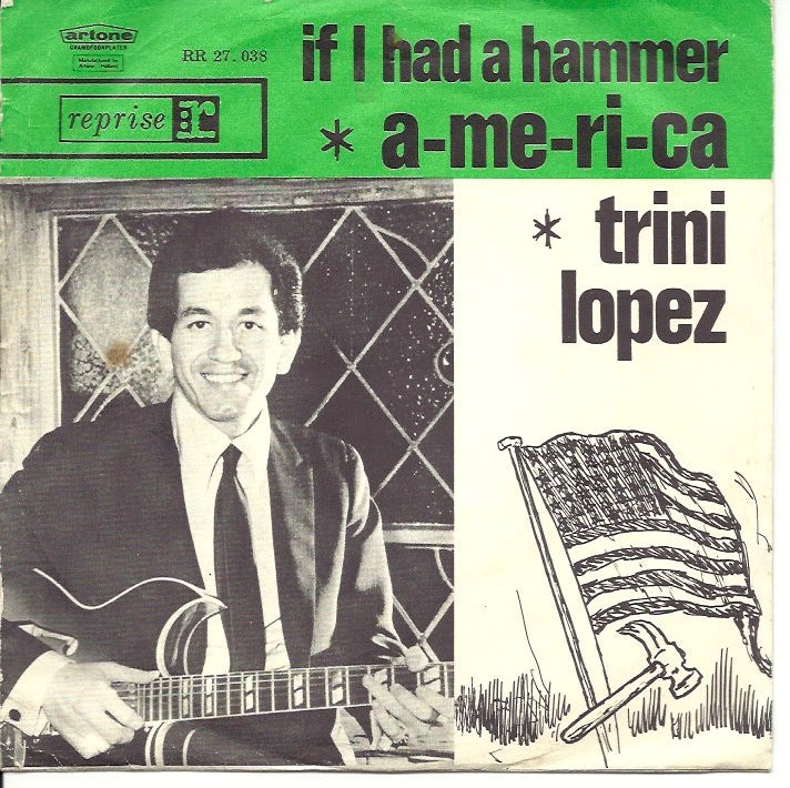 Trini Lopez - A-me-ri-ca 37394 Vinyl Singles Goede Staat